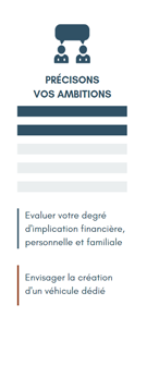 Etape 2 : Précisons vos ambitions