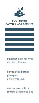 Etape 5 : Soutenons votre engagement